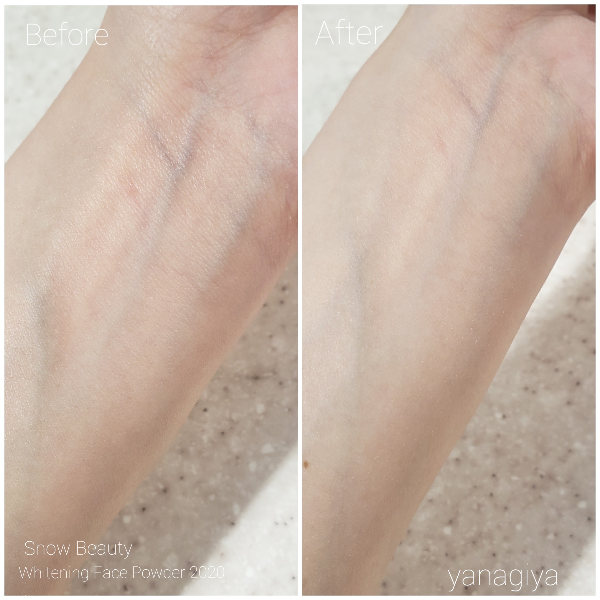 スノービューティーパウダーを塗ってみました。ひとなでで透明感溢れる美白肌になりました!|化粧品専門店柳屋